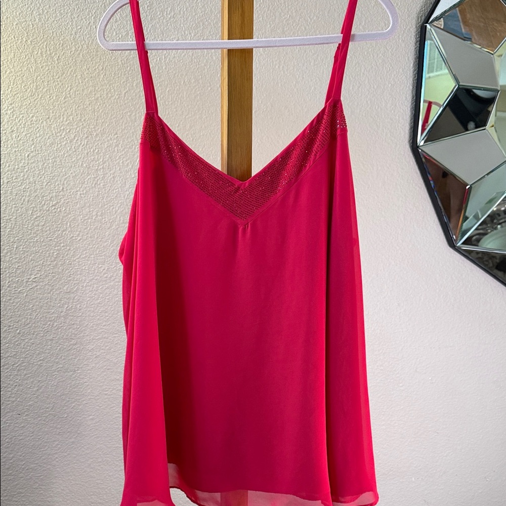 Torrid Hot Pink V-Neck Camisole